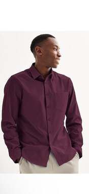 NWT FLX Men's L/S Tech Stretch Slim Fit Button Down Shirt  Sz  XXL
